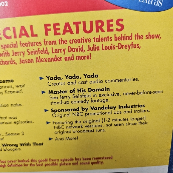 Seinfeld - Season 3 Box Set 22 Episode DVD Full Screen Remastered in HD - Picture 6 of 9